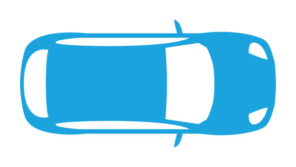 car icon - post-consumer recycled PET